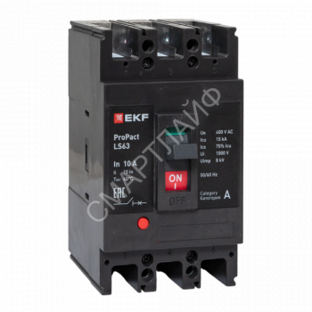 Выключатель автоматический 3п 10А 15кА LS63 ProPact EKF mccb-63-15-3-10-ls - smartlife-ural.ru – Екатеринбург