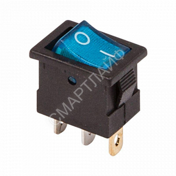 Выключатель клавишный 12В 15А (3с) ON-OFF син. с подсветкой Mini (RWB-206-1 SC-768) Rexant 36-2171 - smartlife-ural.ru – Екатеринбург