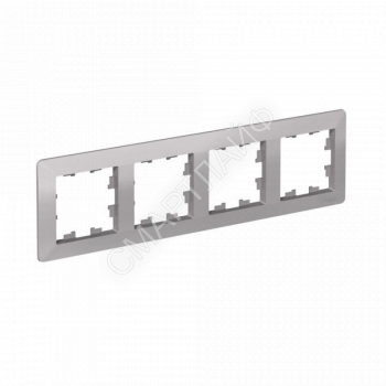 Рамка 4-м AtlasDesign Air алюм./дым. черн. SE ATN220304 - smartlife-ural.ru – Екатеринбург