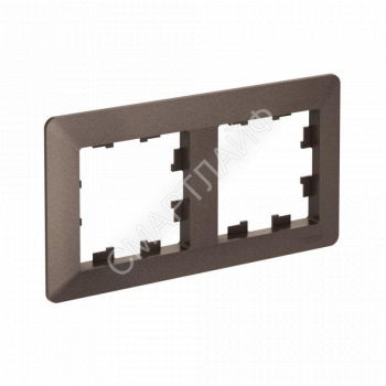 Рамка 2-м AtlasDesign Air мокко/дым. черн. SE ATN220602 - smartlife-ural.ru – Екатеринбург