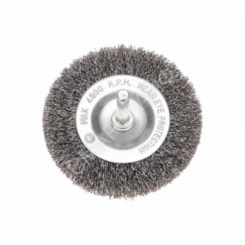 Щетка дисковая для дрели витая стальная проволока 75мм Kranz KR-91-1245 - smartlife-ural.ru – Екатеринбург