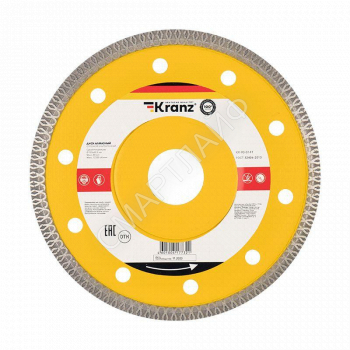 Диск отрезной алмазный ультратонкий 125х22.2мм Kranz KR-90-0141 - smartlife-ural.ru – Екатеринбург