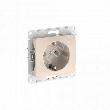 Розетка Glossa 16А с заземл. быстрозажим. клем. механизм беж. SE GSL000243S - smartlife-ural.ru – Екатеринбург