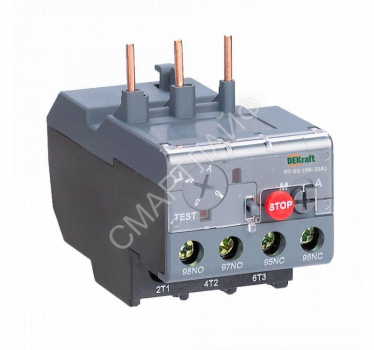 Реле тепловое 9.0А-13.0А для контакторов 09-25А DEKraft 23166DEK - smartlife-ural.ru – Екатеринбург