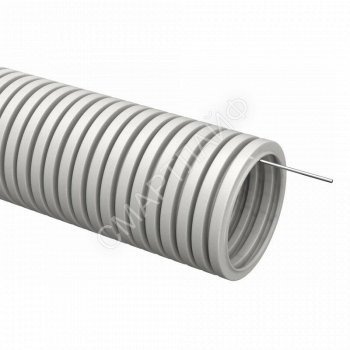 Труба гофрированная ПВХ d20мм с протяжкой сер. (уп.10м) TOKOV ELECTRIC TKE-TG/P-20-C06/10 - smartlife-ural.ru – Екатеринбург