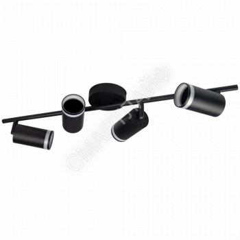 Светильник PCL-0104 4xGU10 IP20 230В BL настен./потолочн. декор. под лампу JazzWay 5066465 - smartlife-ural.ru – Екатеринбург