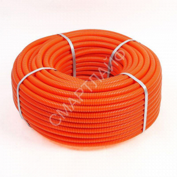Труба гофрированная ПНД d20мм с протяжкой оранж. (уп.100м) Rexant 28-0020-5 - smartlife-ural.ru – Екатеринбург